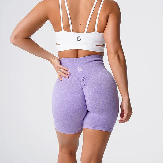 Lilac Scrunch Shorts